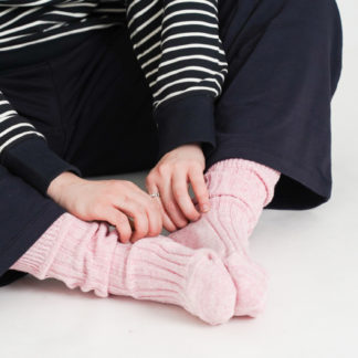 ゆるふわルーズソックス ピンク【Women】