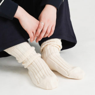 ゆるふわルーズソックス アイボリー【Women】