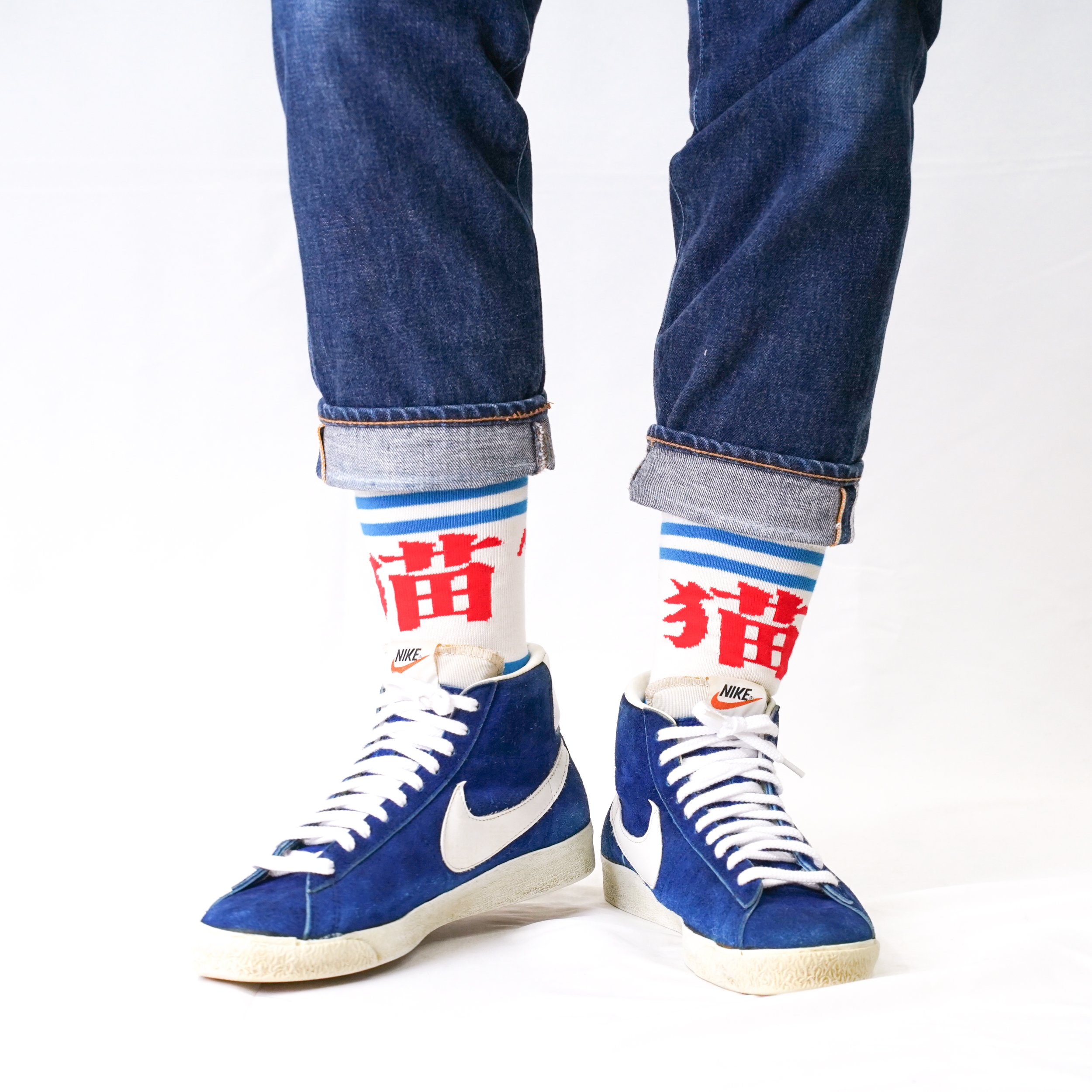 からしちゃんソックス ブルー【Women】