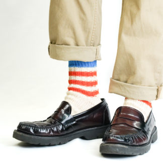 AUTHENTIC TRAD KNIT ブルー/オレンジ【Men】