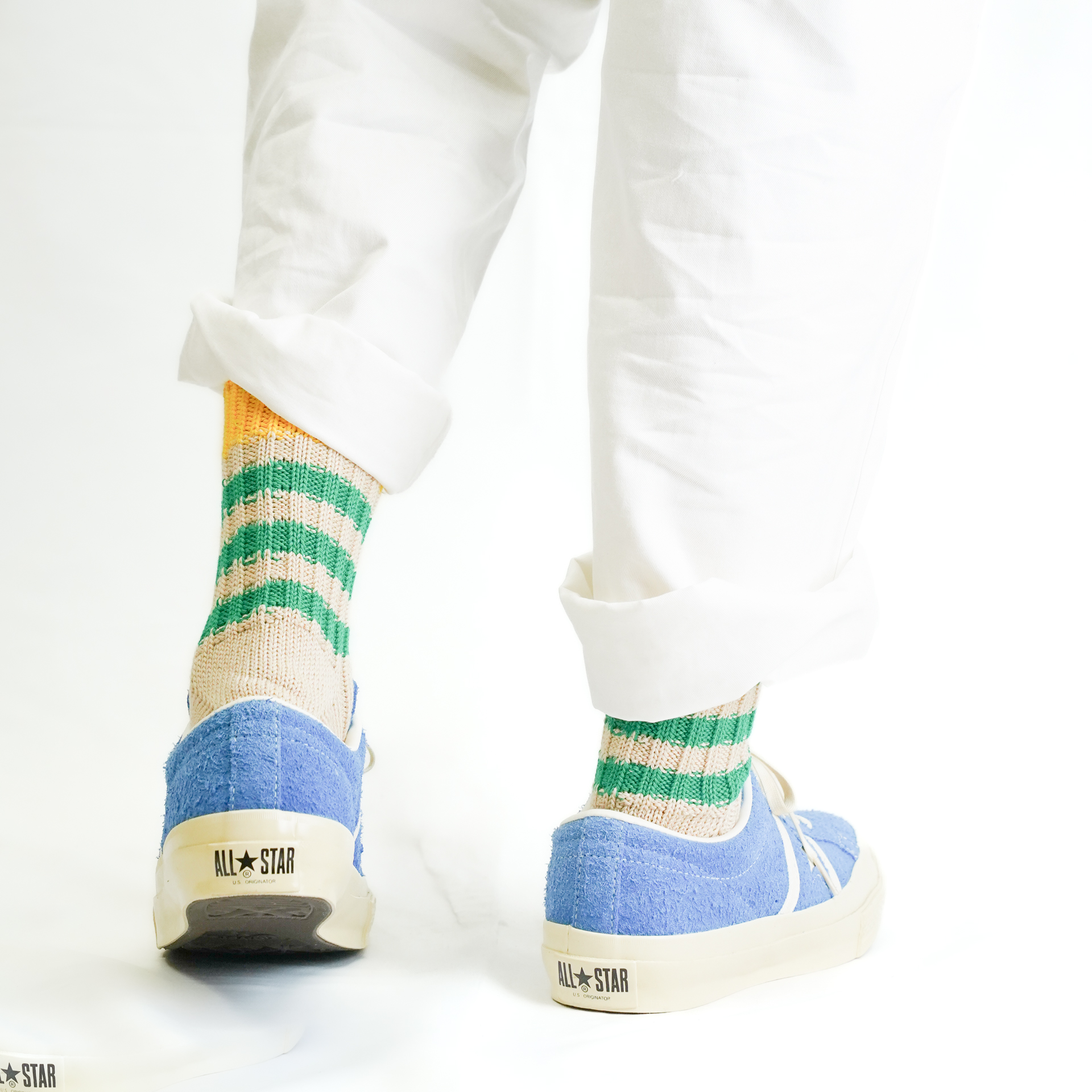 AUTHENTIC TRAD KNIT イエロー/グリーン【Men】 - 画像 (9)