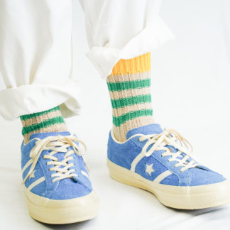 AUTHENTIC TRAD KNIT イエロー/グリーン【Men】